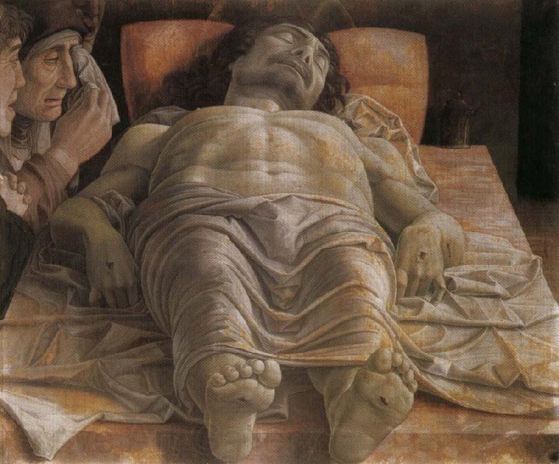 Andrea Mantegna Foreshortened Christ Spain oil painting art